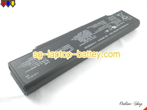  image 4 of Genuine SONY VAIO VGN-CR490EBT Battery For laptop 4800mAh, 11.1V, Black , Li-ion