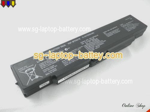  image 1 of Genuine SONY VAIO VGN-CR50B/W Battery For laptop 4800mAh, 11.1V, Black , Li-ion