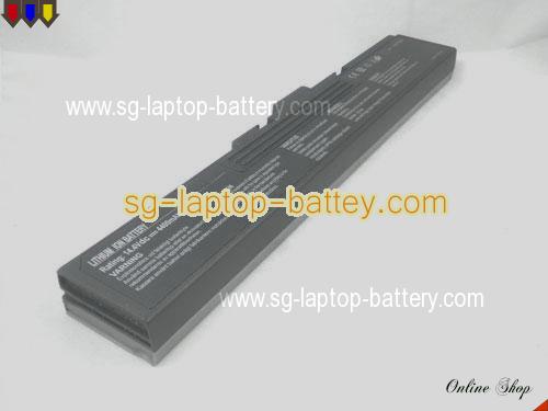  image 5 of MSI MegaBook M620 Replacement Battery 4400mAh 14.4V 1 side Sliver and 1 side black Li-ion