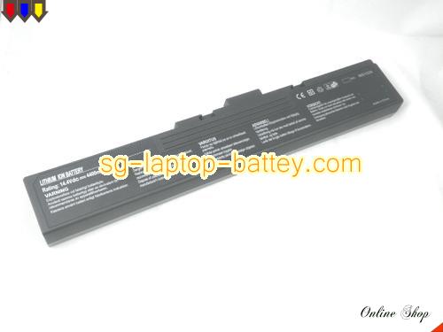  image 2 of MSI MegaBook M635 Replacement Battery 4400mAh 14.4V 1 side Sliver and 1 side black Li-ion