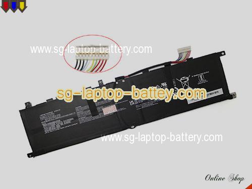  image 1 of MSI VECTOR GP66 12UGS SERIES Replacement Battery 4280mAh, 65Wh  15.2V Black Li-Polymer