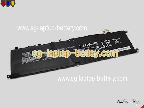  image 2 of MSI VECTOR GP66 12UGS SERIES Replacement Battery 4280mAh, 65Wh  15.2V Black Li-Polymer