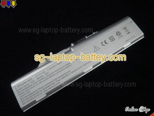  image 2 of AVERATEC AV1020-ED1 Replacement Battery 4400mAh 11.1V Silver Li-ion