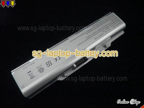  image 1 of AVERATEC AV1050-EB1 Replacement Battery 4400mAh 11.1V Silver Li-ion