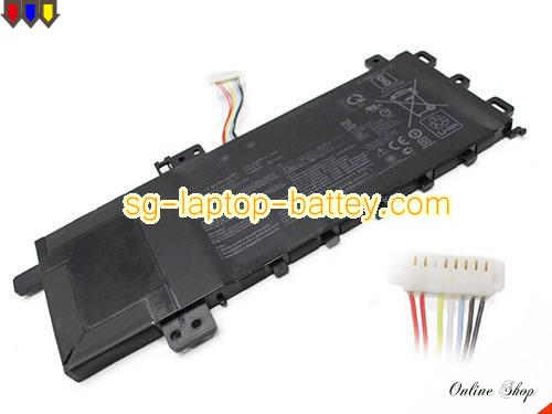  image 2 of Genuine ASUS VivoBook 17 F712FA-BX417T 90NB0L61-M05240 Battery For laptop 4212mAh, 32Wh , 7.6V, Black , Li-ion