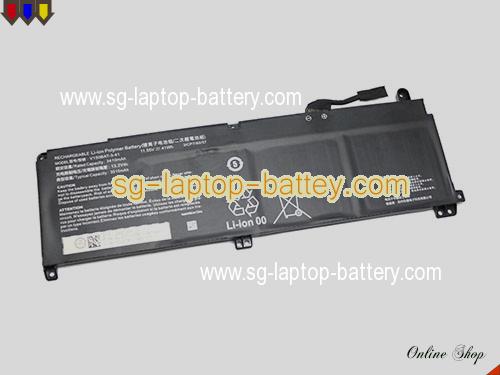  image 2 of 6-87-V15KS-43G00 Battery, S$66.29 Li-ion Rechargeable HASEE 6-87-V15KS-43G00 Batteries