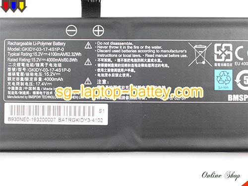  image 3 of GLIDK-03-17-3S2P-0 Battery, S$93.99 Li-ion Rechargeable GETAC GLIDK-03-17-3S2P-0 Batteries