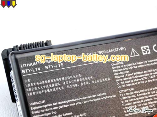  image 2 of MSI A5000 Series Replacement Battery 7800mAh 11.1V Black Li-ion