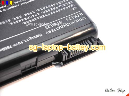  image 3 of MSI CX700-090BE Replacement Battery 7800mAh 11.1V Black Li-ion