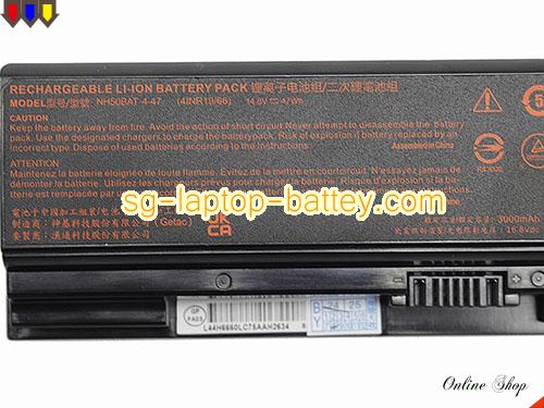  image 4 of NH50BAT-4-47 Battery, S$72.37 Li-ion Rechargeable CLEVO NH50BAT-4-47 Batteries