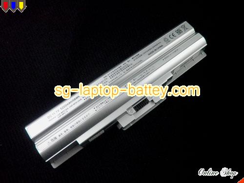  image 2 of SONY VAIO VPCS136FG/B Replacement Battery 5200mAh 11.1V Silver Li-ion