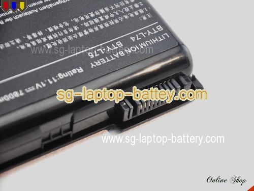  image 3 of MSI CR610 MS-3801 Replacement Battery 7800mAh 11.1V Black Li-ion