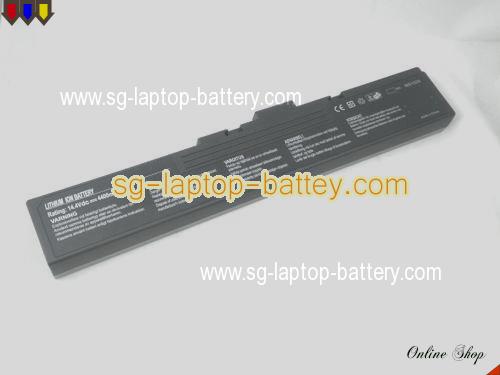  image 2 of MSI AVERATEC 6210 Replacement Battery 4400mAh 14.4V 1 side Sliver and 1 side black Li-ion