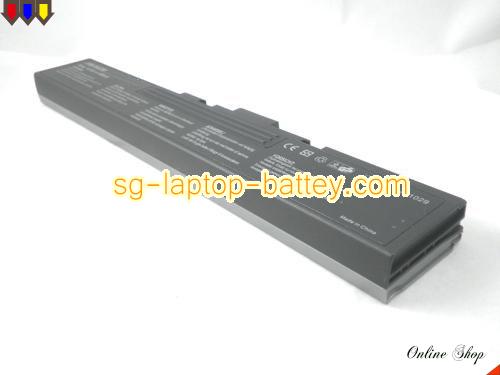  image 3 of MSI AVERATEC 6235 Replacement Battery 4400mAh 14.4V 1 side Sliver and 1 side black Li-ion