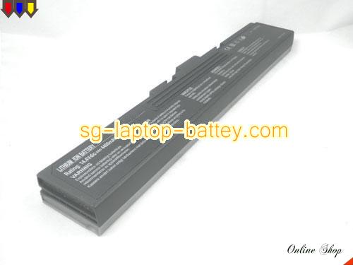  image 5 of MSI AVERATEC 6235 Replacement Battery 4400mAh 14.4V 1 side Sliver and 1 side black Li-ion