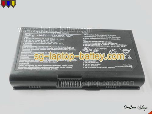  image 5 of ASUS F70S Replacement Battery 5200mAh 14.8V Black Li-ion