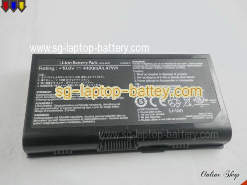  image 5 of Genuine ASUS G71G Battery For laptop 4400mAh, 10.8V, Black , Li-ion