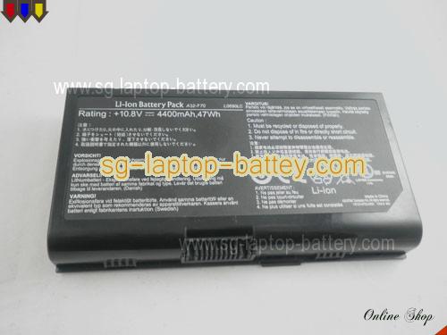  image 5 of ASUS G71GX-7S022K Replacement Battery 4400mAh 10.8V Black Li-ion