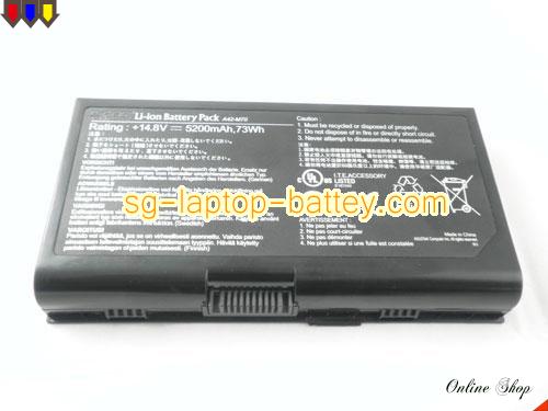  image 5 of ASUS N90Sc Replacement Battery 5200mAh 14.8V Black Li-ion