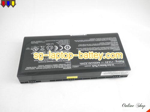  image 5 of ASUS N90Sc Replacement Battery 4400mAh 14.8V Black Li-ion