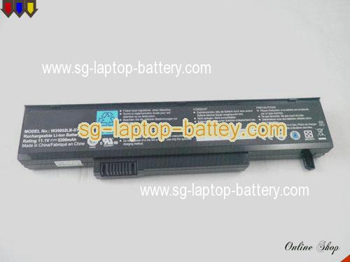  image 5 of GATEWAY T-1623 Replacement Battery 5200mAh 11.1V Black Li-ion