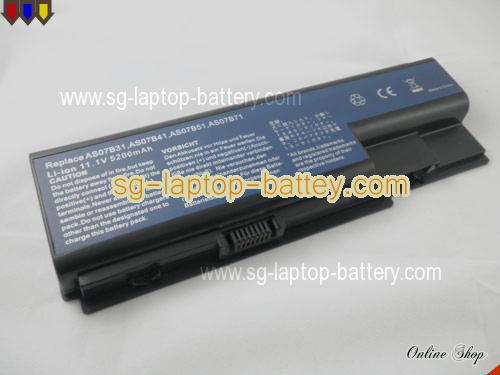  image 2 of ACER Aspire 5520 Replacement Battery 5200mAh 11.1V Black Li-ion