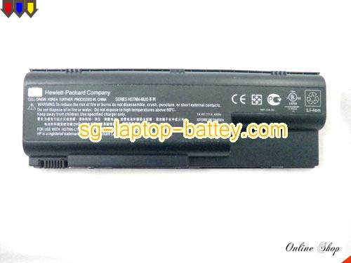  image 5 of Genuine HP Pavilion dv8000t Battery For laptop 4400mAh, 14.4V, Black , Li-ion