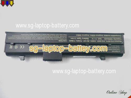  image 5 of DELL Inspiron 640m Replacement Battery 5200mAh 11.1V Black Li-ion