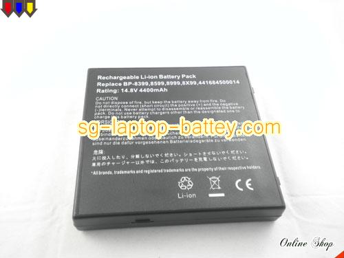  image 4 of PACKARD BELL Easy Note F5 Series Replacement Battery 4400mAh 14.8V Black Li-ion