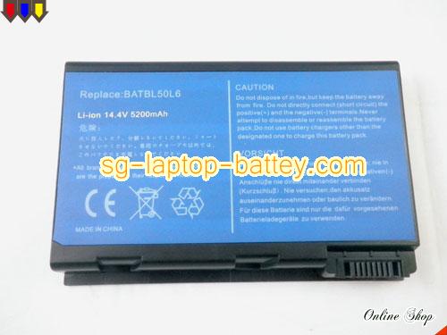  image 5 of ACER Aspire 5515-5187 Replacement Battery 5200mAh 14.8V Black Li-ion