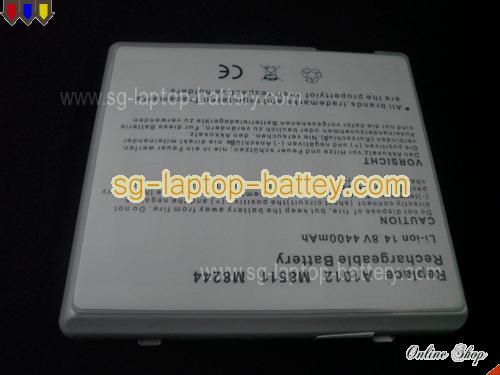  image 4 of APPLE PowerBook G4 15 inch M8591S/A Replacement Battery 4400mAh 14.8V Gray Li-ion