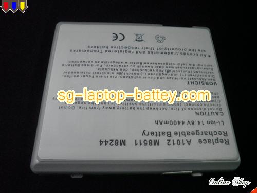  image 4 of APPLE PowerBook G4 15 inch M8592LL/A Replacement Battery 4400mAh 14.8V Gray Li-ion