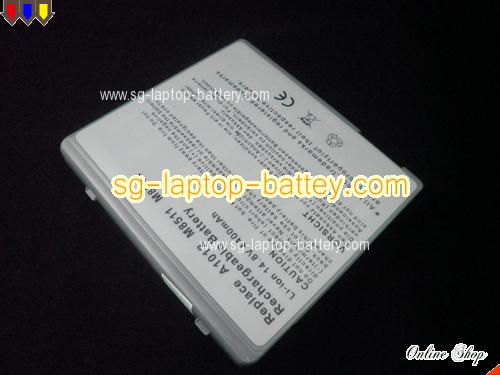  image 3 of APPLE PowerBook G4 15 inch M8592S/A Replacement Battery 4400mAh 14.8V Gray Li-ion