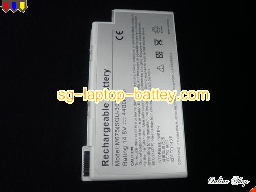  image 3 of GATEWAY M675 Replacement Battery 4400mAh 14.8V Sliver Li-ion