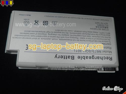  image 2 of GATEWAY M675E Plus Replacement Battery 4400mAh 14.8V Sliver Li-ion