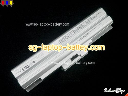  image 5 of Genuine SONY VAIO VGN-AW41XH/Q Battery For laptop 4400mAh, 11.1V, Silver , Li-ion