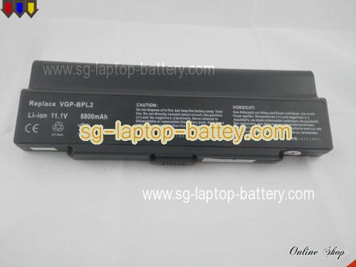  image 5 of SONY VAIO VGN-C61 Series Replacement Battery 8800mAh 11.1V Black Li-ion