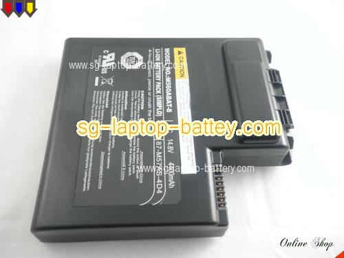  image 3 of Genuine CLEVO M570 Series Battery For laptop 4400mAh, 14.8V, Black , Li-ion