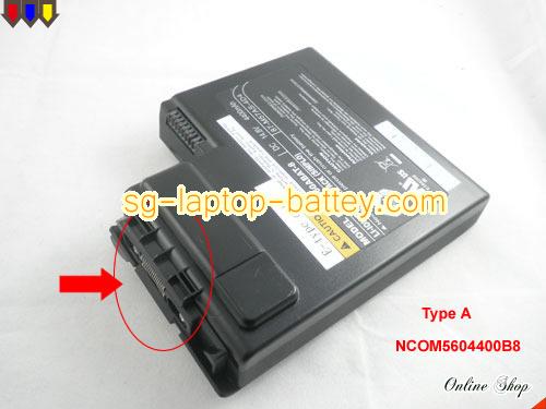  image 5 of Genuine CLEVO M57U1 Battery For laptop 4400mAh, 14.8V, Black , Li-ion