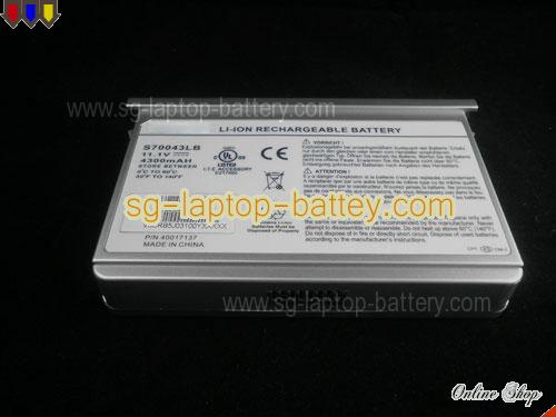  image 5 of CELXPERT Medion Celxpert S70043LB Replacement Battery 4300mAh 11.1V Silver Li-ion