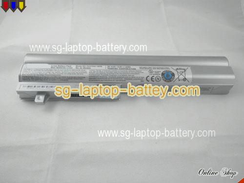  image 5 of TOSHIBA NB200 Series Replacement Battery 5800mAh, 63Wh  10.8V Silver Li-ion