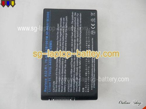  image 3 of ASUS R1F Replacement Battery 4400mAh 11.1V Black Li-ion