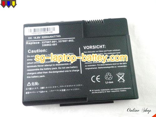  image 5 of HP Presario X1058CL Replacement Battery 4800mAh 14.8V Black Li-ion