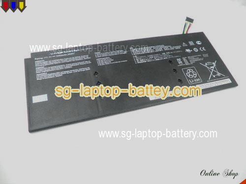  image 2 of Genuine ASUS Eee Pad Slider EP102 Battery For laptop 2260mAh, 25Wh , 11.1V, Black , Li-Polymer