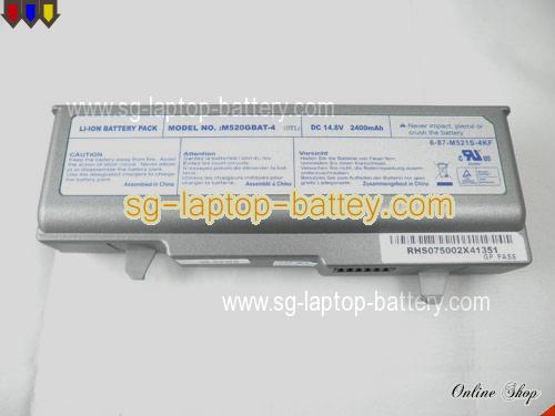  image 1 of Genuine WORTMANN Terra Mobile 1210 Battery For laptop 2400mAh, 14.8V, Sliver , Li-ion