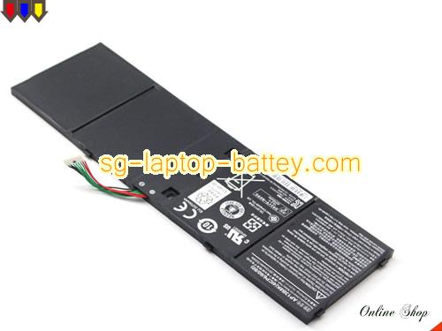  image 2 of Genuine ACER V5-572 Battery For laptop 3460mAh, 53Wh , 15V, Black , Li-Polymer