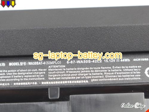  image 2 of Genuine HASEE mg150 Battery For laptop 44Wh, 15.12V, Black , Li-ion