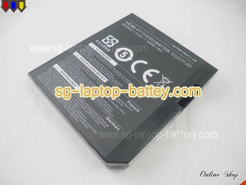  image 2 of Genuine DELL Alienware m17x-r2 Battery For laptop 6600mAh, 14.8V, Black , Li-ion