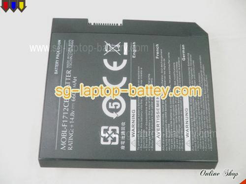  image 3 of Genuine DELL Alienware m17x-r2 Battery For laptop 6600mAh, 14.8V, Black , Li-ion