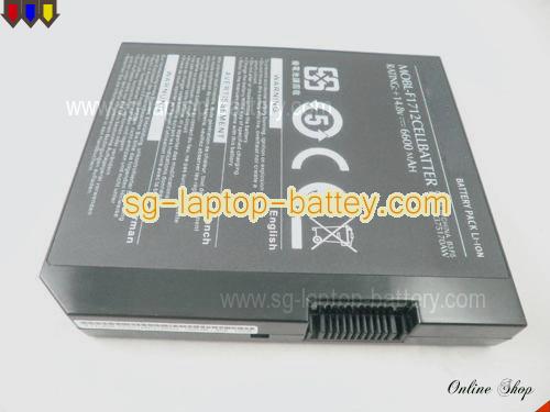  image 5 of Genuine DELL Alienware m17x-r2 Battery For laptop 6600mAh, 14.8V, Black , Li-ion